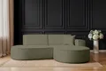 Kaiser Möbel Ecksofa Designer MODENA STUDIO stoff Artico Moss Rechts
