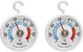 TFA Dostmann Analoge Kühlthermometer Kühlschrank Gefriertruhe Haken 2er Set