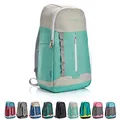meteor 10 und 20L Kuhl-Rucksack Kühltasche Isolier-Rucksack Lunch Rucksack Kühlbox Picknick Rucksack EIS Campingtasche Picknick-tashe Outdoor Reisentashe (10 L, Meer/Grün)