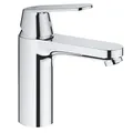 GROHE Eurosmart Cosmopolitan, Waschtischarmatur, wassersparend (Wasserhahn für das Bad, 17cm hoch, einfache Installation am Waschbecken, langlebige Oberfläche), chrom, 23327000