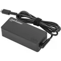 MANHATTAN USB-C Power Delivery Laptop-Netzteil 65 W abnehmbares EU-Stromkabel integriertes USB-C PD-Kabel schwarz (10249