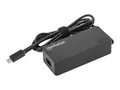 Manhattan USB-C Power Delivery Laptop-Netzteil 65 W abnehmbares EU-Stromkabel integriertes