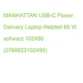 MANHATTAN USB-C Power Delivery Laptop-Netzteil 65 W schwarz 102490 (076662310249