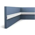 ORAC DECOR PX144 AXXENT Profilleiste Zierleiste Wand-Profil-Fries-Leiste 2 m 200 cm x 4,7 cm x 0,8 cm Weiß