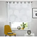 OTTO home Raffrollo Belem, mit Schlaufen, Transparent, Voile, Polyester weiß 80 cm x 140 cm