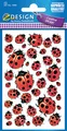 AVERY Zweckform Z Design Sticker "Marienkäfer" 3 Blatt à 38 Sticker