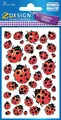 AVERY Zweckform 4400 Papier-Sticker Marienkäfer 114 Aufkleber (Dekosticker, Tier