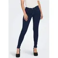 ONLY Skinny-fit-Jeans ONLRAIN LIFE REG SKINNY DNM mit Gürtelschlaufen blau XL (42)