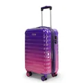 Blade Erweiterbares Handgepäck - Hartschalen Koffer Trolley - Leichter Reisekoffer Handgepäck aus ABS+PC mit TSA Schloss - 4 Spinner Räder Koffer- Rollkoffer (Lila-M)