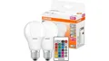 2x Żarówka LED A60 E27 9W = 60W 806lm RGBW 180 OSRAM Star + Pilot klasa F