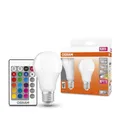 OSRAM RGBW Fernbedienung E27 LED Birne, 9W, 806 lm, Dimmbar