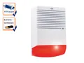 ELRO ADS1F Dummy Alarmsirene - Attrappe - mit blinkendem LED-Licht