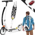 KESSER® Cityroller Scooter 205mm Räder PolyurethanBig Wheel - Pro-S Tretroller mit Doppel Federung, City-Roller Scooter klappbar und Höhenverstellbar, Roller Kickscooter für Erwachsene und Kinder