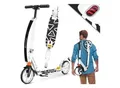 KESSER® Cityroller Scooter 205mm Räder PU Big Wheel - Pro-S Tretroller mit Doppel Federung, City-Roller Scooter klappbar und Höhenverstellbar, Roller Kickscooter für Erwachsene und Kinder