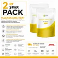 Magnesium-Citrat Pulver 2 x 250g  – 300mg Magnesium hochdosiert vegan