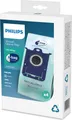 Philips Original sbag® Staubsauger Beutel, Antiallergie, 4 Stück (FC8022/04)