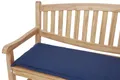 Kettler Polen KETTtex 2148 Auflage Gartenbank Florence 140x50x6 cm dunkelblau waschbarer Bezug Sitzpolster