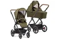 Gesslein Kombi-Kinderwagen Gesslein FX4 Style Kinderwagen Set mit Babywanne moos 389389
