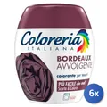 6x Bundle Coloreria Stofffärbemittel Bordeaux