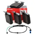 BREMBO P06106 Bremsbeläge + Sensor für BMW 5er G30 G31 6er G32 7er G11 G12 vorne