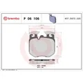 1x Bremsbelagsatz, Scheibenbremse BREMBO P 06 106 passend für BMW