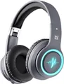 Defender FREEMOTION B571 LED Headset Kabelloses und kabelgebundenes Headset Kopfbügel Telefonieren/Musik/Sport/Alltag Bluetooth Grau
