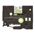 Schriftbandkassette Brother 12mm signal gelb/schwarz TZEC31