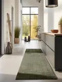 Hanse Home Jute Teppich – Natur Wohnzimmerteppich aus 100% Jute - Handgewebt & Umweltfreundlich – Boho Naturfaser Juteteppich für Wohnzimmer, Schlafzimmer, Esszimmer – Grün, 80x200cm