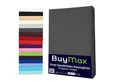 Buymax Spannbettlaken Wasserbett Spannbettlaken für Boxspringbetten Matratzen bis 35 cm Höhe, Jersey, Gummizug: Rundumgummi, (1 Stück), Spannbetttuch 97% Baumwolle, 3% Elasthan, atmungsaktiv, 40 cm Steghöhe
