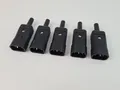 5x Kaltgeräte Kupplung mit Schutzkontakt und Knickschutztülle Anschlußstecker !