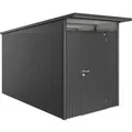 Biohort Metall-Gerätehaus AvantGarde Gr. A4 dunkelgrau-metallic Standardtür