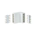 Zubehör für MAX LED STRIPE Eckverbinder, 4er-Set, weiß, inkl. 8 Steckverbinder