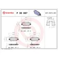 Brembo P 30 067 Bremsbelagsatz für KIA HYUNDAI SSANGYONG Bremse Bremsbeläge