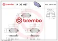 Brembo P30067 Bremsbelagsatz für Scheibenbremse Bremsbelagsatz