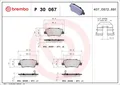 Bremsbelagsatz Hinten Akebono-System für Hyundai Accent IV Limo Elantra ab 10->