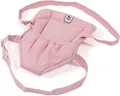 Bayer CHIC2000 Puppen Tragegurt Tragetasche Bauchtrage Tragetuch grau rosa 78215