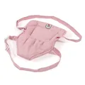 Bayer Chic 2000 Puppen-Tragegurt Melange grau-rosa TOP