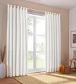 OTTO home Vorhang Parry (2 St), Schlaufen, blickdicht, Polyester, 2-er Set, blickdicht, monochrom, basic
