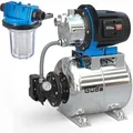 Güde Hauswasserwerk HWW 1000 ES (1000 W,, Kessel 20 l, 3600 l/h, Wasserfilter
