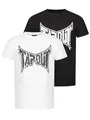 Tapout Herren T-Shirt Normale Passform Doppelpack AMBOYN Black/White XL