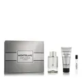 Mont Blanc Explorer Platinum Gift Set 100ml EDP + 100ml Shower Gel + 7.5ml EDP