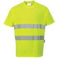 Portwest T-Shirt S172 - Warnschutz Cotton Comfort-T-Shirt kurzarm gelb S