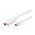 M-CAB - Videokabel - DisplayPort / HDMI - Mini-DisplayPort (M) - HDMI, 19-polig (M) - 1,0m - weiß (7000095)