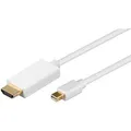 Goobay Displayport-Kabel 52860, 1m, Mini DP 1.2 Stecker / HDMI A Stecker