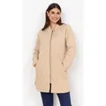 soyaconcept Outdoorjacke Soyaconcept Steppjacke SC-Fenya in Sand (1-St) Rippstrickdetail beige S (38)
