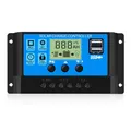 PWM Solarregler mit LCD Dual USB 5V/2A 30A Ladestrom