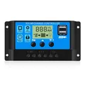 Thlevel 30A 12V/24V Solar Laderegler Ladegerät Controller Solarpanel Batterie