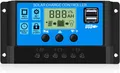 Solarladeregler 30A 12V 24V PWM LCD 5V USB Dual Lad