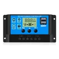 30A Solar Laderegler mit LCD Anzeige und Dual USB Port für Blei-Säure-Batterien
