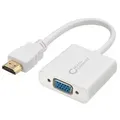 Adapter HDMI - VGA M/F Weiß Unterstützt kein Audio